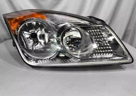 Farol Ford Fiesta Cromado Lado Direito 2008 Ate 2010
