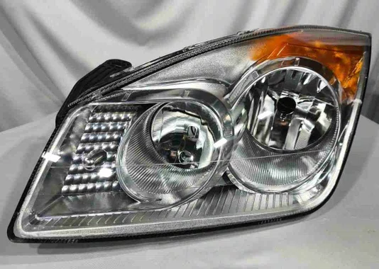 Farol Ford Fiesta Cromado Lado Esquerdo 2008 Ate 2010