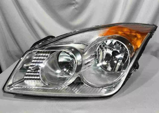 Farol Ford Fiesta Cromado Lado Esquerdo 2008 Ate 2010
