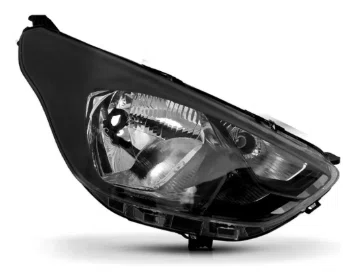 Farol Ford KA ano 2019 ate 2023 Mascara negra Lado Direito