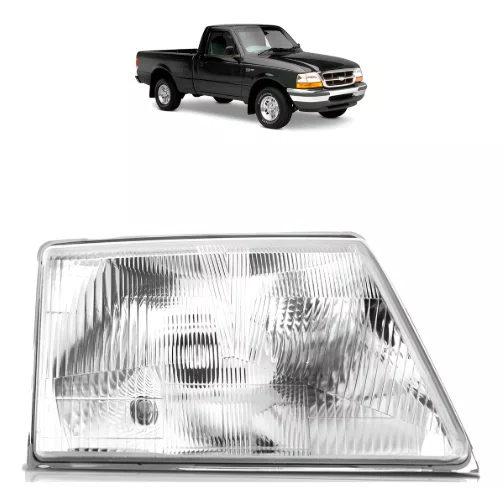 Farol Ford Ranger 1998 ate 2004 com luz estacionamento Lado Direito