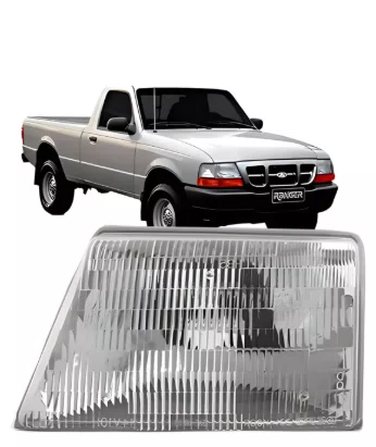 Farol Ford Ranger 1998 ate 2004 com luz estacionamento Lado Esquerdo