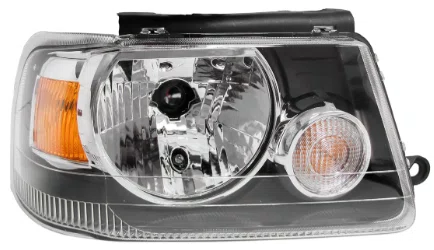 Farol Ford Ranger 2005 ate 2009 Mascara Negra Lado Direito.