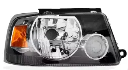 Farol Ford Ranger 2005 ate 2009 Mascara Negra Lado Direito.