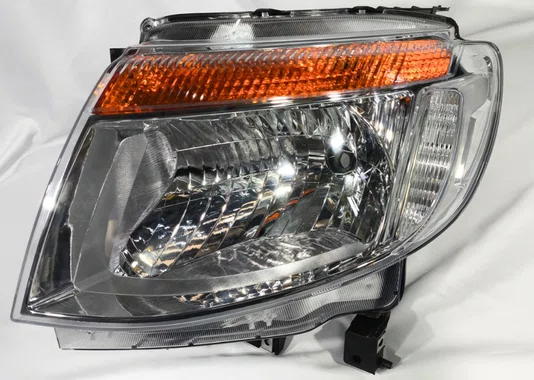 Farol Ford Ranger 2013 ate 2016 Cromado Manual Lado Esquerdo