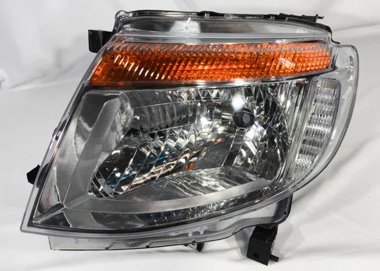 Farol Ford Ranger 2013 ate 2016 Cromado Manual Lado Esquerdo