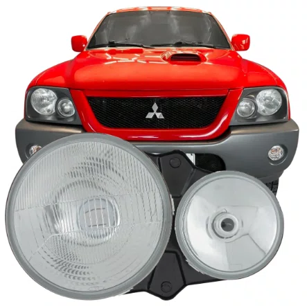 Farol Mitsubishi L200 ano 1999 ate 2004 Lado direito