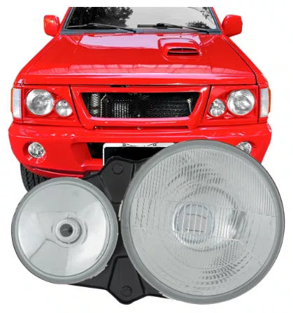 Farol Mitsubishi L200 ano 1999 ate 2004 Lado Esquerdo