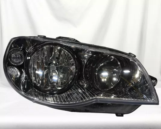 Farol Principal Fiat Palio Siena Strada Canhao Preto Cromado 30 Anos Lado Direito de 2004 ate 2016