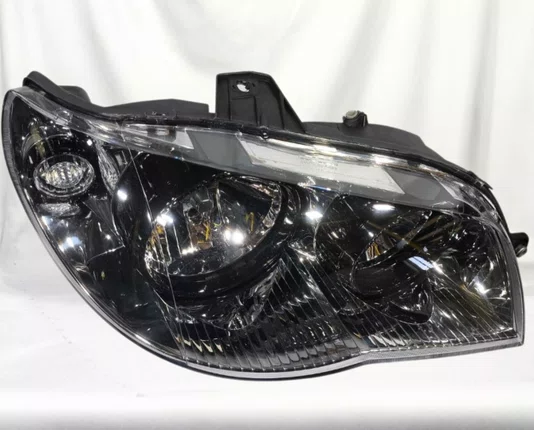 Farol Principal Fiat Palio Siena Strada Canhao Preto Cromado 30 Anos Lado Direito de 2004 ate 2016