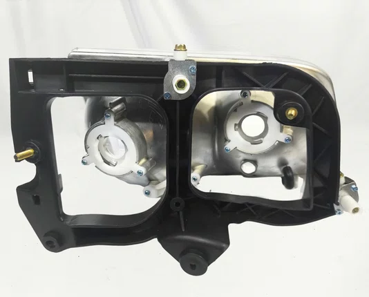 Farol Principal Chevrolet S10 Mascara Cromada Lado Esquerdo 1995 ate 2000