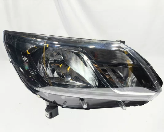 Farol Principal Chevrolet S10 Mascara Negra / Friso Cromado Lado Direito 2017 ate 2025