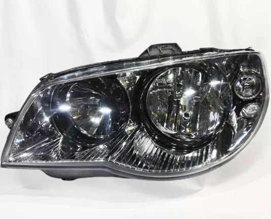 Farol Principal Fiat Palio Siena Strada Canhao Preto Cromado 30 Anos Lado Esquerdo de 2004 ate 2016