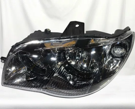 Farol Principal Fiat Palio Siena Strada Canhao Preto Cromado 30 Anos Lado Esquerdo de 2004 ate 2016
