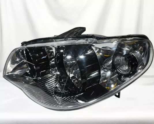 Farol Principal Fiat Palio Siena Strada Canhao Preto Cromado 30 Anos Lado Esquerdo de 2004 ate 2016