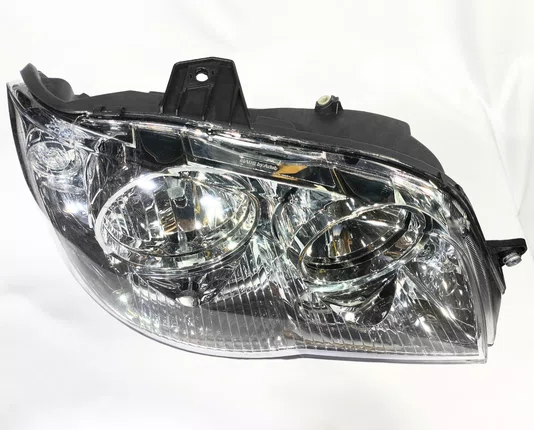 Farol Principal Fiat Palio / Siena / Strada Mascara Cromada Lado Direito de 2004 ate 2016