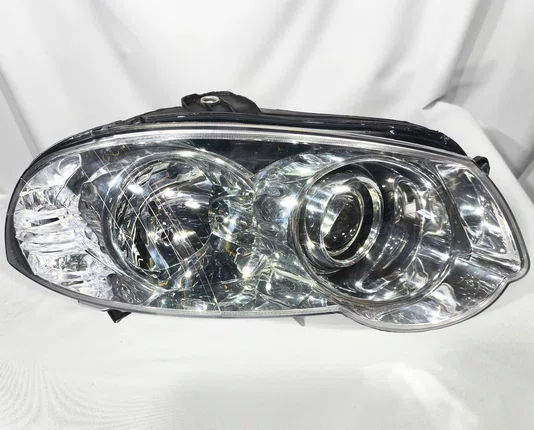 Farol Principal Fiat Palio / Siena / Strada Mascara Duplo Cromado Lado Direito de 2010 ate 2020