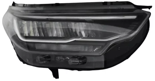 Farol Principal Fiat Strada Mascara Negra / Com Led Lado Direito de 2020 ate 2025