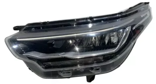 Farol Principal Fiat Strada Mascara Negra / Com Led Lado Esquerdo de 2020 ate 2025