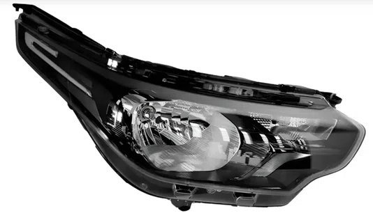 Farol Principal Fiat Strada Mascara Negra / Sem Led Lado Direito de 2020 ate 2025