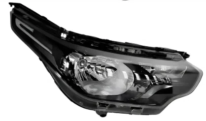 Farol Principal Fiat Strada Mascara Negra / Sem Led Lado Direito de 2020 ate 2025