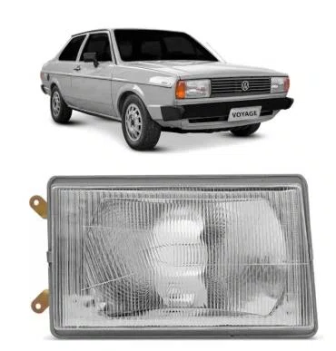 Farol Principal Lado Direito H4 Gol/Voyage Ate 1986