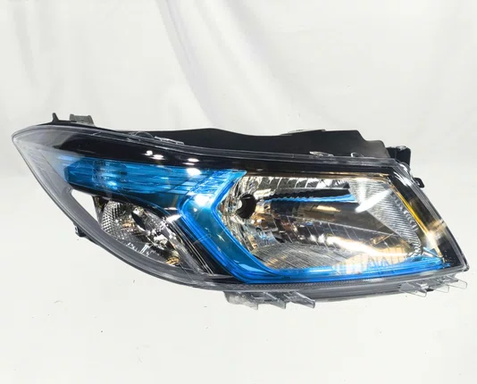 Farol Principal Onix Prisma Cromado Mascara Azul Lado Direito 2013 ate 2018