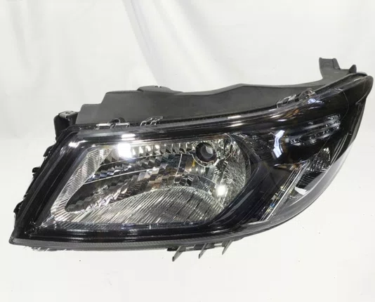 Farol Principal Onix Prisma Cromado Mascara Negra Lado Esquerdo 2013 ate 2018