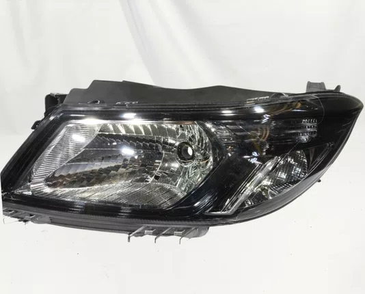 Farol Principal Onix Prisma Cromado Mascara Negra Lado Esquerdo 2013 ate 2018