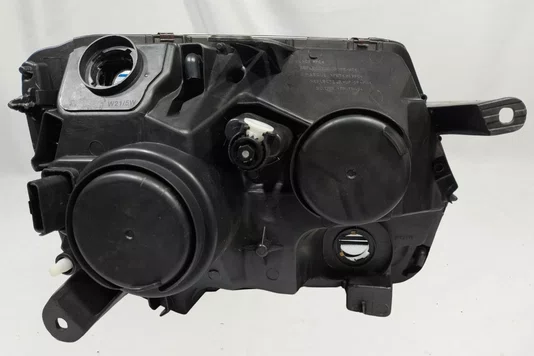 Farol Renault Duster Com Cupula Azul Mascara Negra Lado Esquerdo 2015 Ate 2020