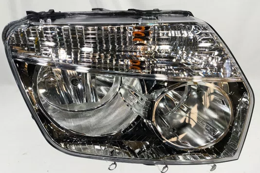 Farol Renault Duster Cromado Lado Direito 2012 Ate 2015