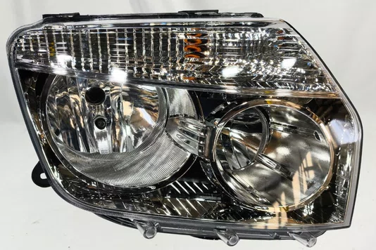 Farol Renault Duster Cromado Lado Direito 2012 Ate 2015