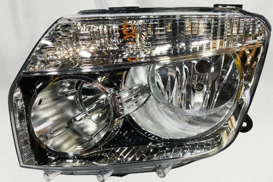 Farol Renault Duster Cromado Lado Esquerdo 2012 Ate 2015
