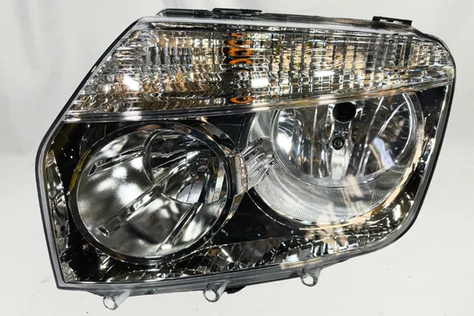 Farol Renault Duster Cromado Lado Esquerdo 2012 Ate 2015