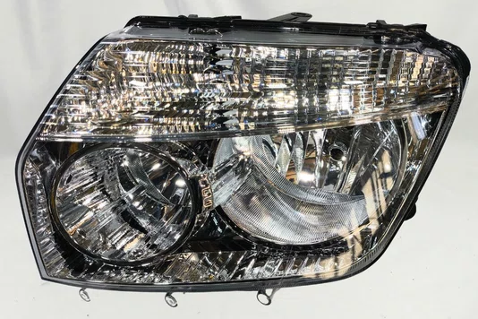 Farol Renault Duster Cromado Lado Esquerdo 2015 Ate 2018