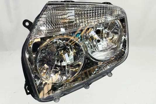 Farol Renault Duster Cromado Lado Esquerdo 2015 Ate 2018