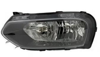 Farol Renault Kwid 2022 Ate 2025 Mascara Negra Lado Esquerdo Inferior
