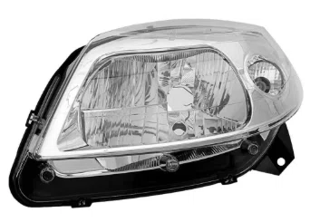 Farol Renault Sandero 2008 at 2011 Cromado Lado Esquerdo