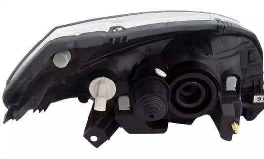 Farol Renault Sandero 2008 at 2011 Cromado Lado Esquerdo