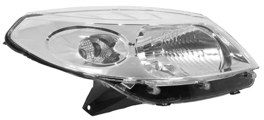 Farol Renault Sandero 2008 ate 2011 Cromado Lado Direito