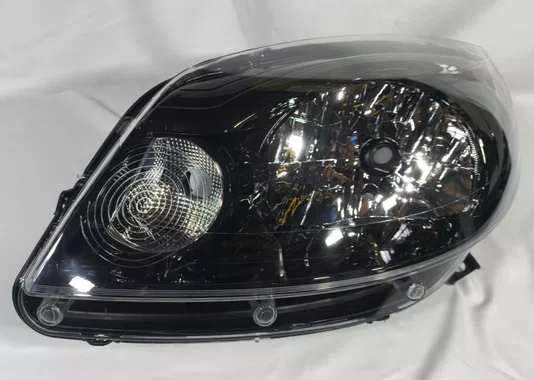 Farol Renault Sandero 2011 at 2014 Mascara Negra Lado Esquerdo
