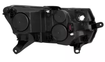 Farol Renault Sandero/Logan Mascara Negra lado esquerdo 2015 ate 2020