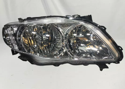 Farol Toyota Corolla 2008 at 2011 Foco Duplo Mascara Cromada Lado Direito/Passageiro