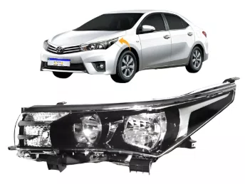 Farol Toyota Corolla 2015 ate 2017 Lado Esquerdo Sem Led