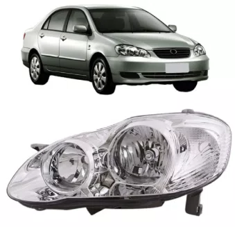 Farol Toyota Corolla anos 2002 ate 2004 Lado Esquerdo
