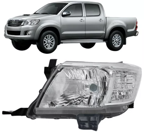 Farol Toyota Hilux Lado Esquerdo 2012 Ate 2015