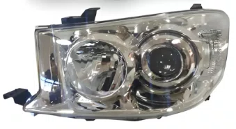 Farol Toyota Hilux SW4 2009 ate 2011 cromado, foco duplo Lado Esquerdo