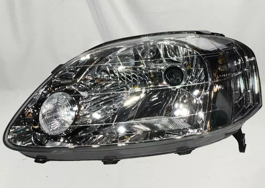 Farol Volkswagen Fox 2004 ate 2010 Cromado Lado Esquerdo
