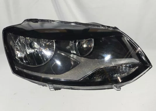 Farol Volkswagen Fox 2010 at 2014 Duplo Mascara Negra Lado Direito