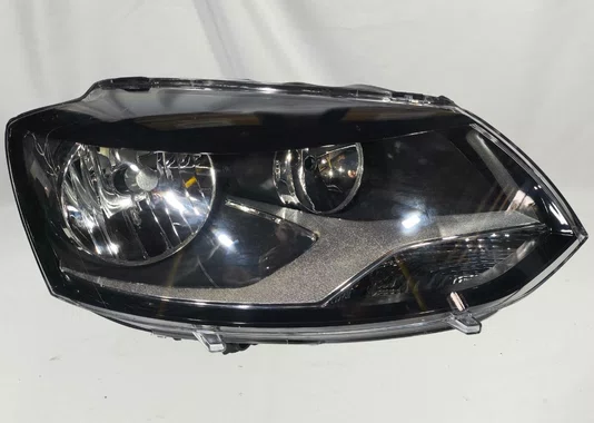 Farol Volkswagen Fox 2010 at 2014 Duplo Mascara Negra Lado Direito